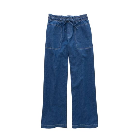 NWT American Eagle Dreamy Drape Linen Blend Wide Leg Drawstring Pant Size XXS - Picture 1 of 14